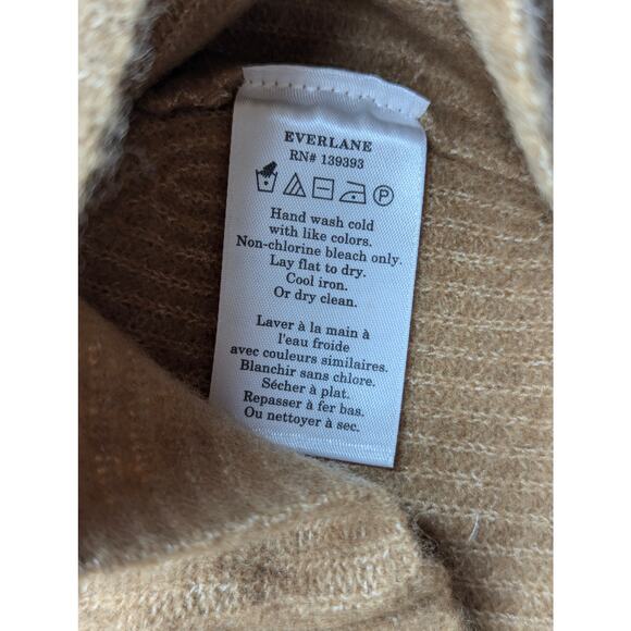 Everlane Beige Crop Top Tank Wool Blend Size XS - Picture 6 of 9